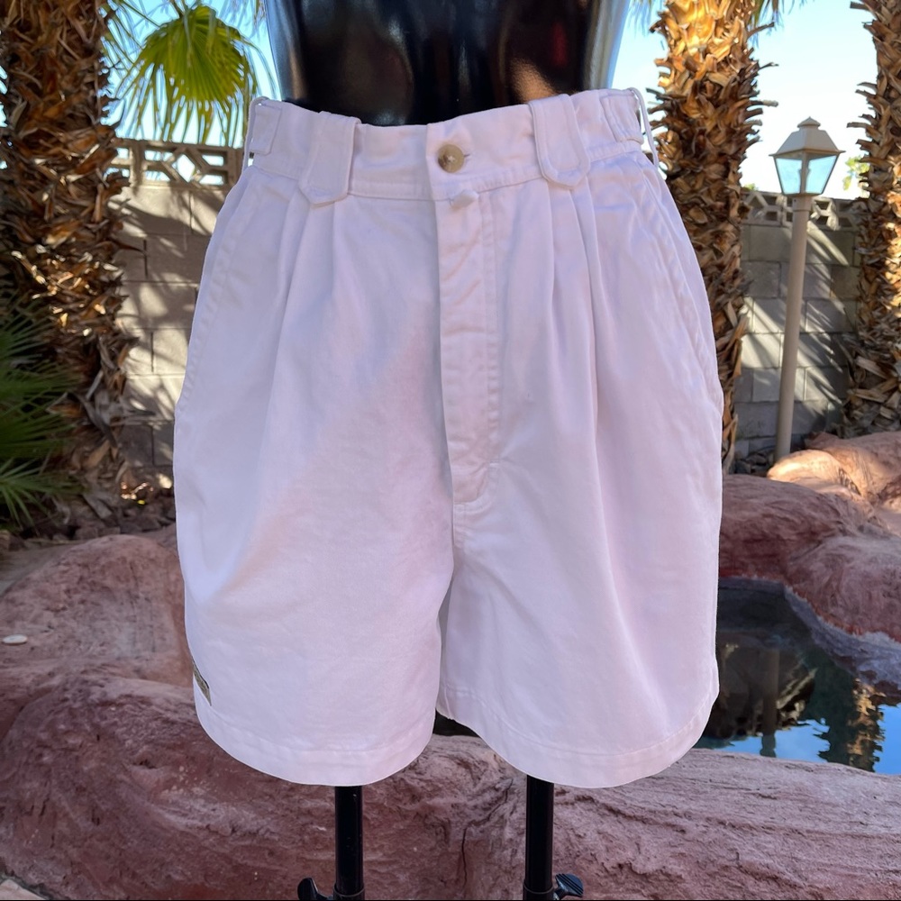 Columbia Women's White Cotton Shorts SZ: 25